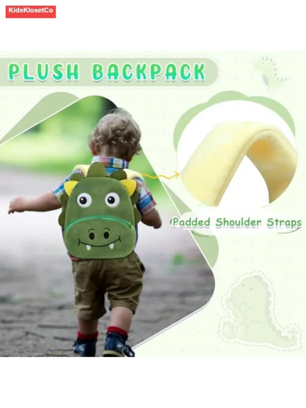 Toddler Backpack Small Cute Animal Soft Plush Mini Backpack for 1-6 Years